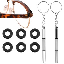 Eyeglass Repair Kits Glasses Grips Hinge Tighteners Frame Grips...