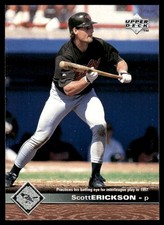 Scott Erickson 1997 Upper Deck #307 Orioles MLB READ FREE SHIPPING AutographDen