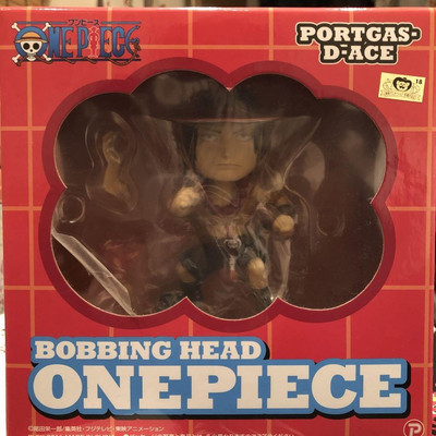 Bobbing Head One Piece Series Portgas D. Ace Completed Figure
