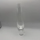 Steuben Crystal 8" Teardrop Bud Vase #7989 Controlled Bubble Base Signed GUC
