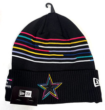 Dallas Cowboys NFL New Era 2025 Crucial Catch Cuffed Knit Hat~Black