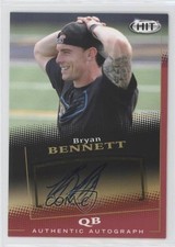 2015 Sage Hit Auto Red Bryan Bennett #A57 Auto no9