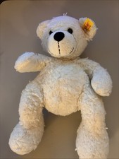 Steiff Lotte Teddy Bear Plush white German Lovey Toy 111310 - 10"