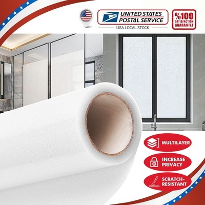 Frosted One Way Mirror Privacy Home Commercial Window Tint Film Solar UV Heat