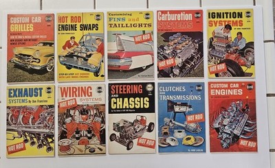 VTG Lot of 10 - Hot Rod Magazine Technical Library Spotlite Books 