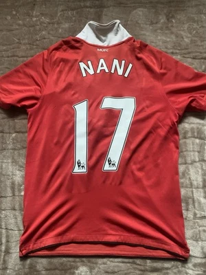 Maillot Nani Manchester United Nike Football Shirt Jersey Trikot Vareuse Maglia - Photo 1/4