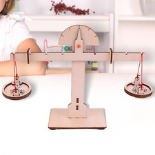 Wooden Balance Scale Kit DIY Educational Toy Learning Material Accessories