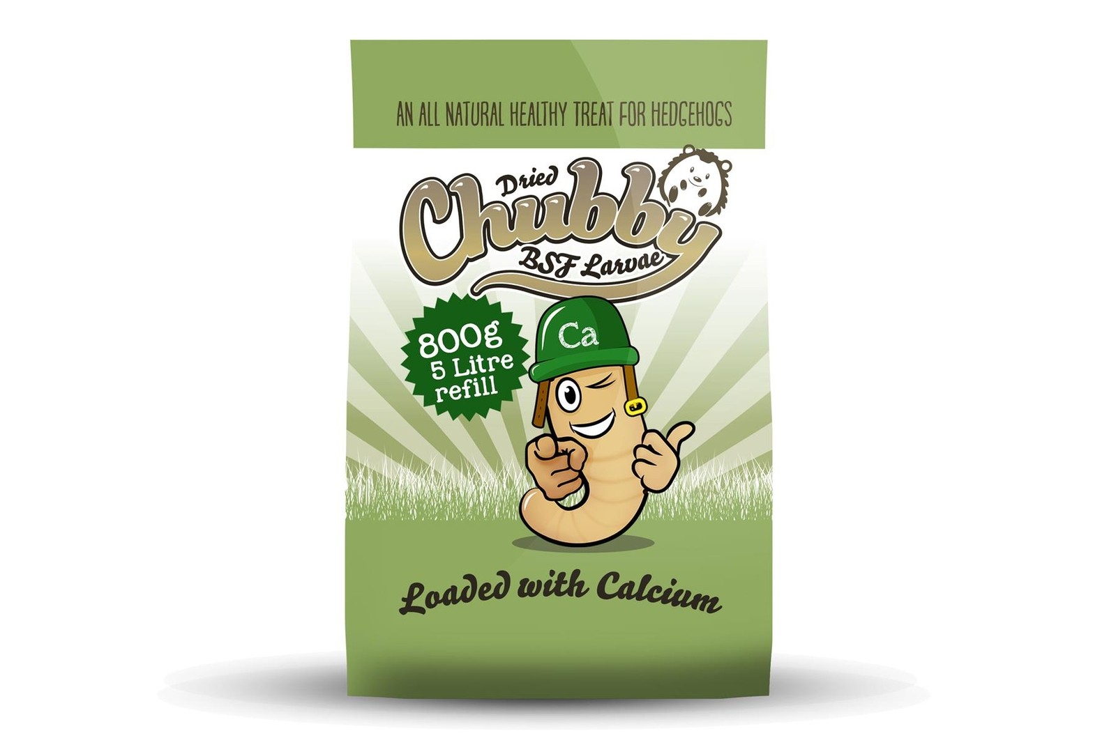 5 Litre Refill Dried Soldier Fly Larvae Calciworms Bird Food & Hedgehog Treats
