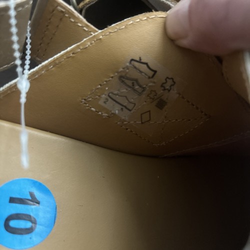 Dr. Martens JORGE II Slingback Mules Zoccoli Pergamena Beige Uomo Taglia 10 Nuovi - Foto 4 di 10