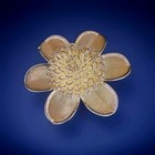 Gold-tone Mesh Blooming Flower Brooch. 2". Quality Costume Jewelry.  — photo 1