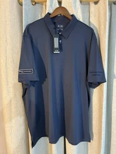Adidas Golf Polo Men’s 2XL Liberty Mutual Invitational Pinehurst Blue upf 50