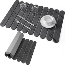 Stone Drying Mat for Kitchen Counter, 24"X16" Quick Dry Stone Dish Drying Mat, F