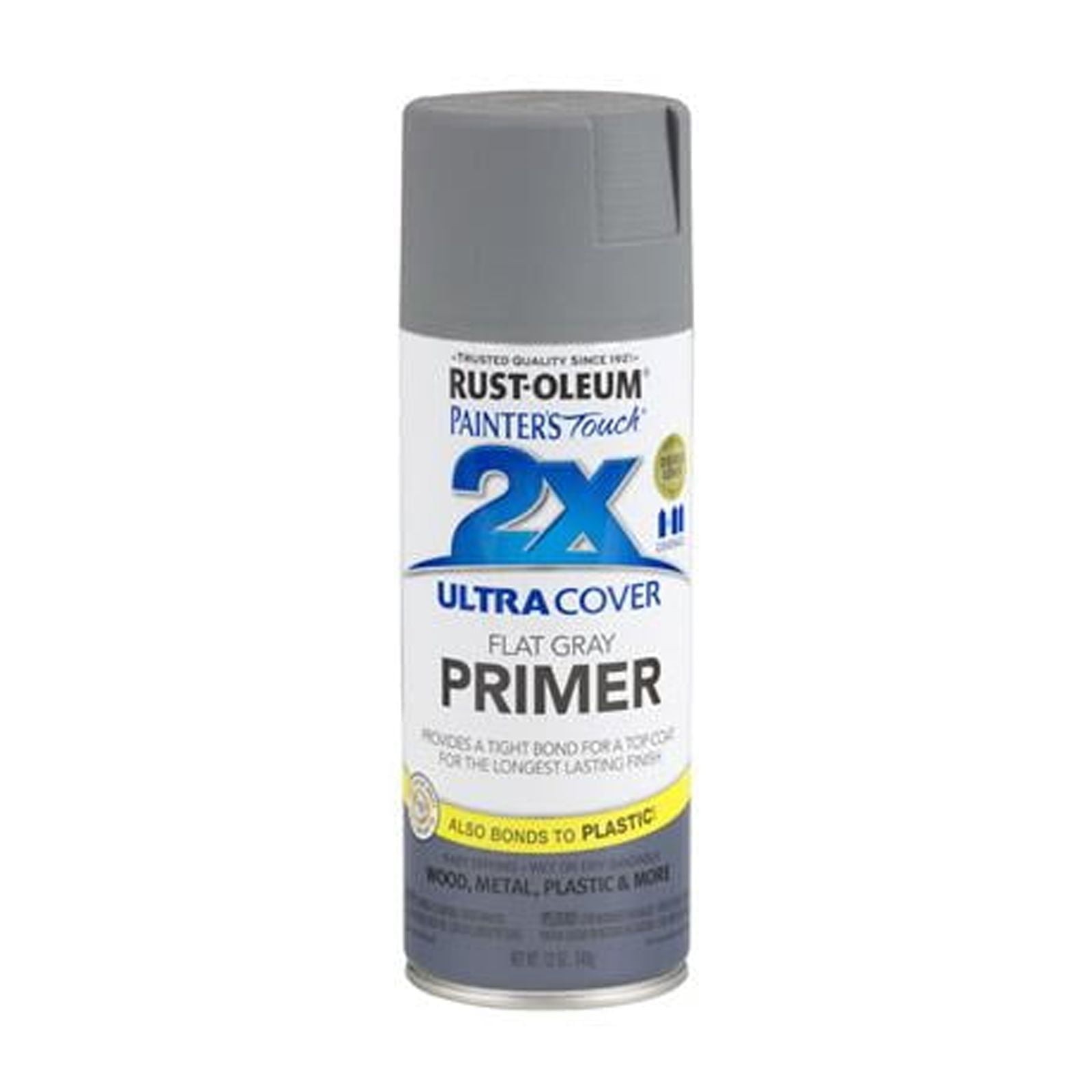 Аэрозольная краска Rustoleum 334017EA Painters Touch 2x Ultra Cover гладкая серая 12 унций 4890₽