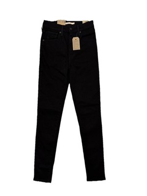 Levi s Damen Jeans Mile High Super Skinny - schwarz - Gr. 25/28