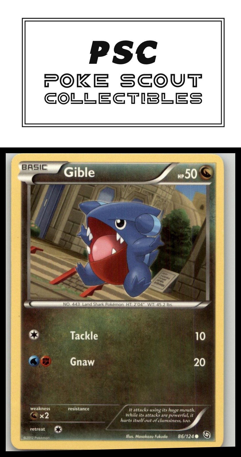 Dragons Exalted #86/124 Gible (86)