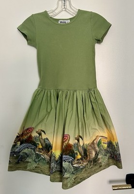 Molo Dress With Dinosaur Print Size 11-12 Yr (146-152)