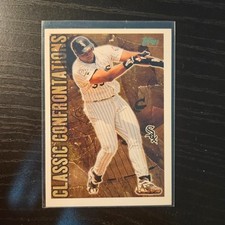 1996 Topps Classic Confrontations CC5 Frank Thomas White Sox