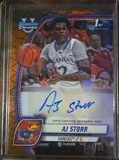 2025 Chrome U Reptilian GOLD AJ Storr /25 Auto SEC '25-'26 ALL TOURNEY TEAM UoM