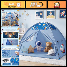 Kids Space Play Tent - Fits 2-3 Children, Breathable Indoor/Outdoor Playhouse