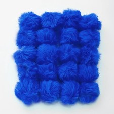 20 PCS 1.5 Inch Blue Craft Pom Balls Costume Accessory Arts DIY Decorations