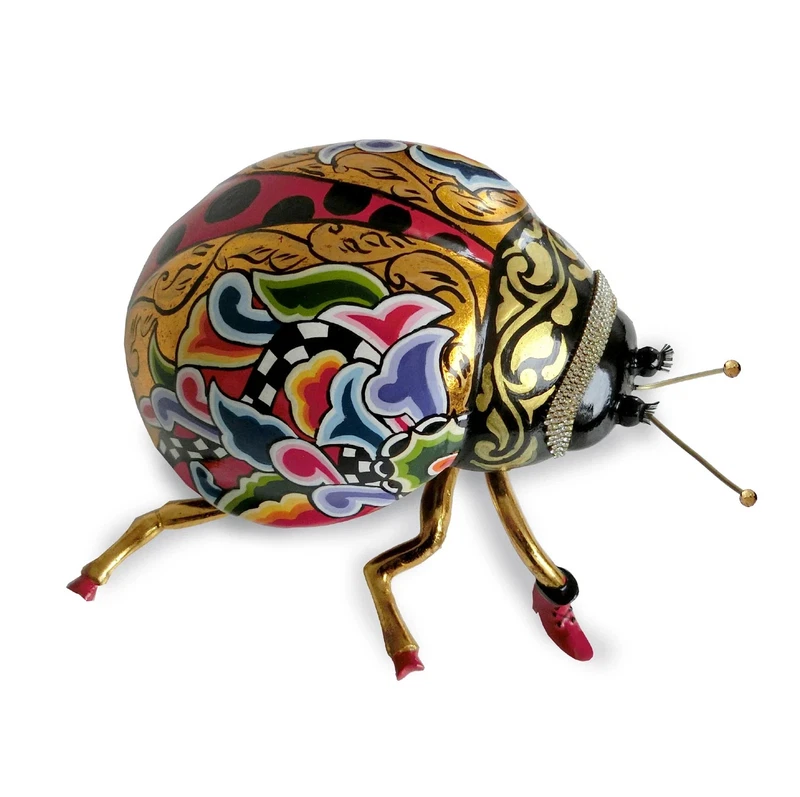 COCCINELLA Statua Scultura Caricatura Tom's Drag 4594 Lady L 25 cm PopArt Arredo, fotografia 9 di 9