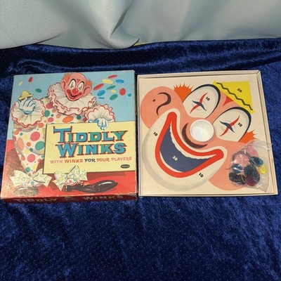 Vintage Whitman Publishing Tiddly Winks Clown Game 1958
