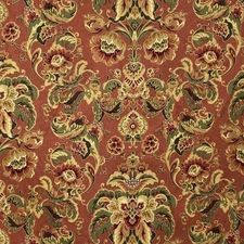 Mill Creek Floral Medallion RUSSET Home Decor Drapery Pillow Sewing Fabric BTY