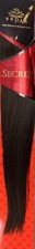 Sepia Secret Premium 100 Human Hair 22" Clip-In Extensions 7pcs 2 Dark Brown 