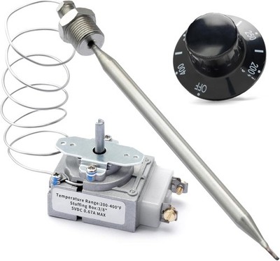 RX-2-24 Thermostat for Deep Fryer with 3/8'' Mpt Stuff Box Replacement for Atosa