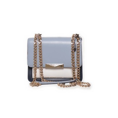 Michael Kors, Umhängetasche, model: jade, Damen, Blau/Weiß, 18, 7, 14 cm #pJo