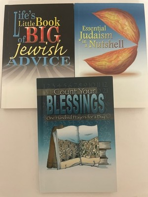 3 KTAV Jewish Pocketbooks: Essential Judaism Blessings Advice by Ron Isaacs NEW