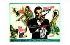 Postcard Sean Connery as James Bond 007 From Russia with Love