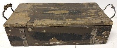 Leere Munitionsaufbewahrungsbox British Military Issue H52 Mk2 VII braun