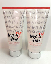 Victoria's Secret Love To Flirt Ultra Moisturizing Hand  Body Cream 6.7oz x2