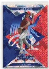 2025 Panini Crusade Chase Burns #65 Blue Ice Crusade Insert