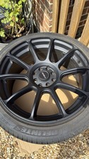 4 x 17 inch Calibre Neo Matt black alloy wheels for Mini R57