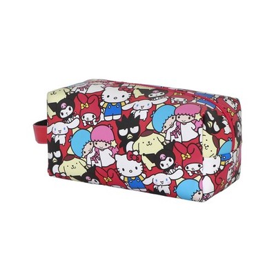 Sanrio Hello Kitty Friends-Plus Brick Reise-Kosmetiktasche, Mehrfarbig, 27 x 13