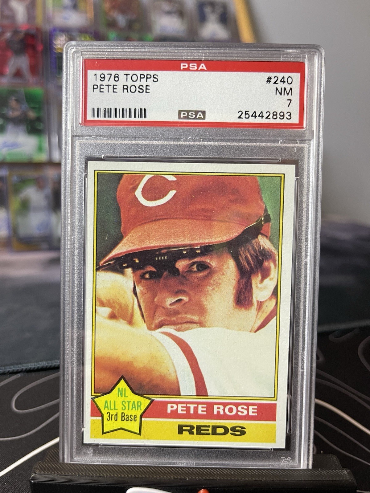 1976 Topps - Pete Rose #240 All Star PSA 7 NM Cincinnati Reds HOF Legend MLB MVP