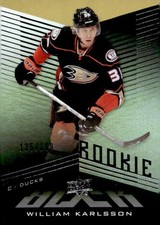 2014 2014-15 UD Black Rookie #35 William Karlsson 173/199 Anaheim Ducks