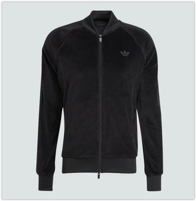 adidas Originals Men's Super Star SST Adicolor Plush Velour Track Top JX1559, L