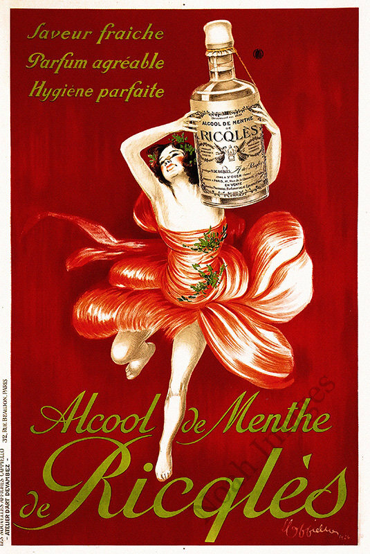 Ricqles vintage perfume ad poster rpero 12x17 | eBay