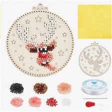 Elk BeadCraft: Seed Stitch Embroidery Kit - Beginner's Needlepoint  Instruction
