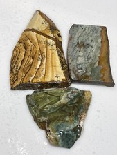 MIXED SLAB LOT  UNPOLISHED African Queen Green Lapidary Rough Rock Mineral