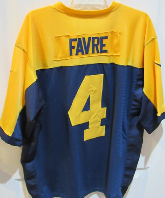 Brett Favre # 4 Green Bay Acme Packers NFL Football Jersey Nike
