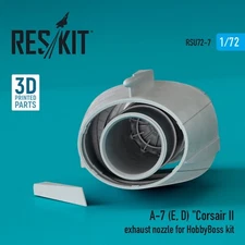 1/72 Reskit RSU72-0007 A-7 (E,D) "Corsair II exhaust nozzle for HobbyBoss kit