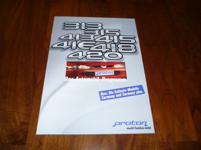 Proton Gesamtprospekt 01/1997 Proton 313 / 315 / 413 / 415 / 416 / 418 / 420