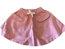 Girls Size 5 Skirt w/Pockets New w/o Tags 100 Cotton Rose Color
