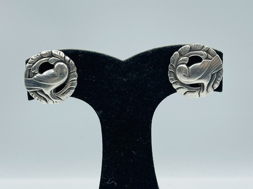 Pince à Cravate Homme Georg Jensen Danemark En Argent Sterling 925 - 5,5 Cm - Très Bon état