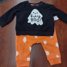 Cat  Jack Baby Halloween 3 Outfits 6 Pieces Size 3-6 Months