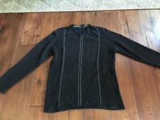 Claiborne Black Sweater in Mens Size XL
